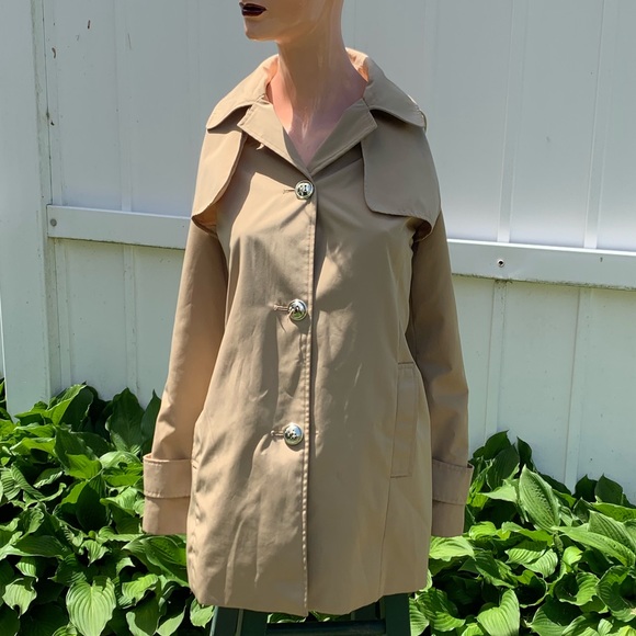 calvin klein beige trench coat